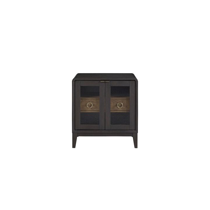 Aurora Glass Door Nightstand