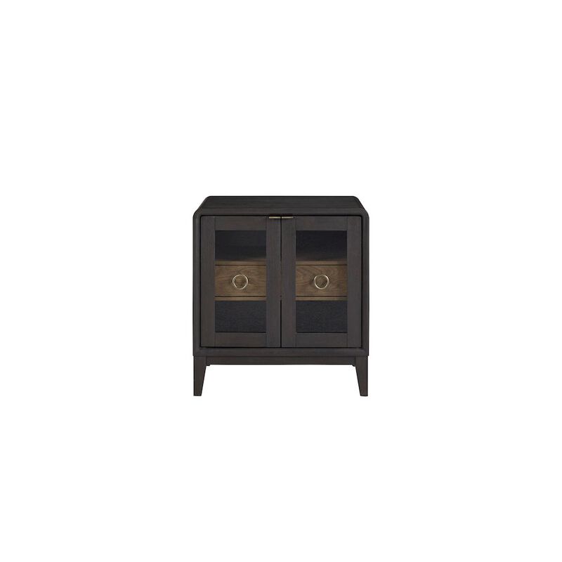 Aurora Glass Door Nightstand