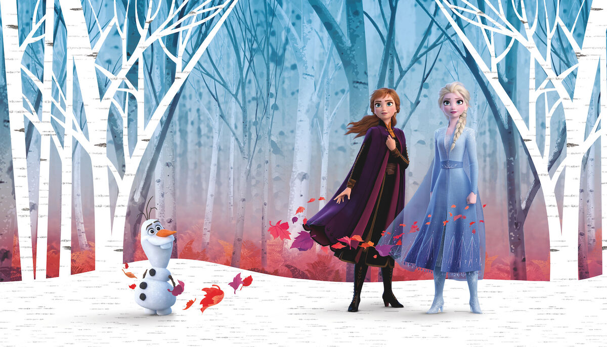 Frozen Woodland Tree Peel & Stick Wall Mural