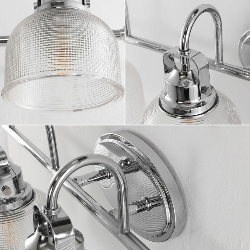 Virginia Metal/Glass LED Vanity Light