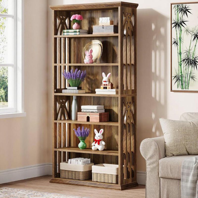 Multi-Purpose Storage Cabinet with Open and Closed Shelves