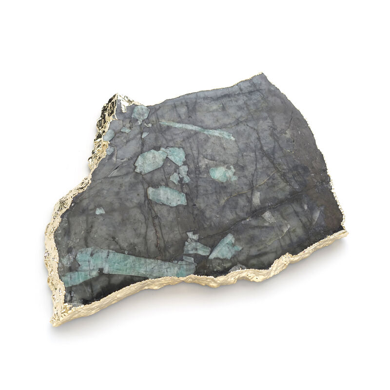 Kiva Platter, Emerald & Gold image number 0