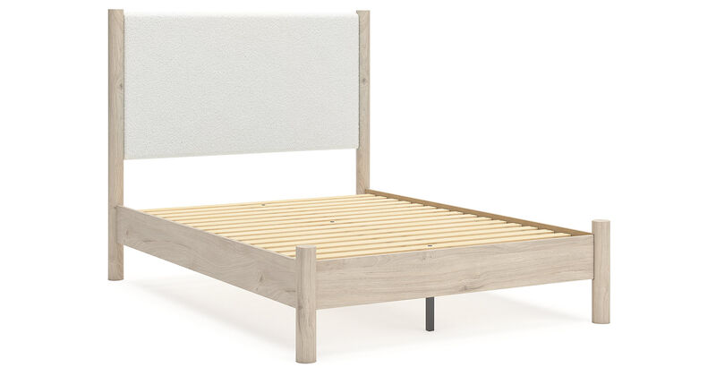 Cadmori Full Upholstered Panel Bed image number 4