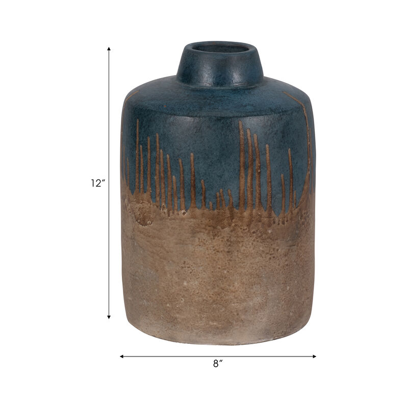 Terracotta 2-Tone Vase
