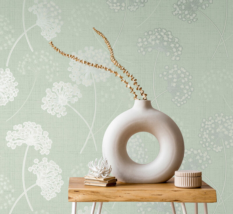 Grace Green Floral Wallpaper image number 2