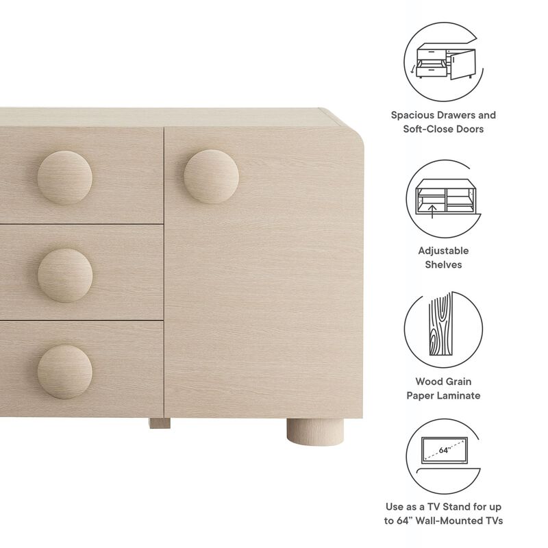 Modway Sideboard, Ash image number 3