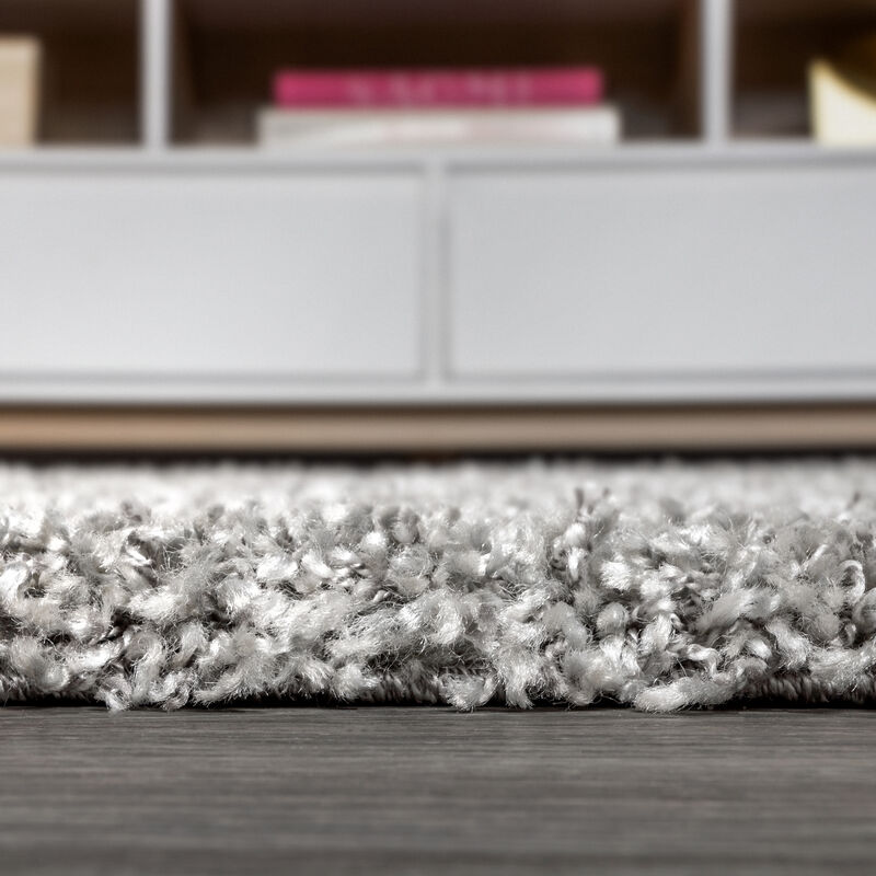 Beautiful Mercer Shag Plush Tassel Moroccan Tribal Geometric Trellis Area Rug