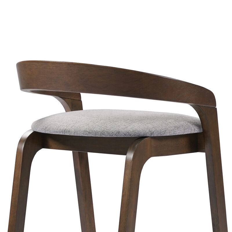 Christopher Knight Home Alderwood Contemporary 25.25" Rubberwood Counter Stools (Set of 2) image number 7