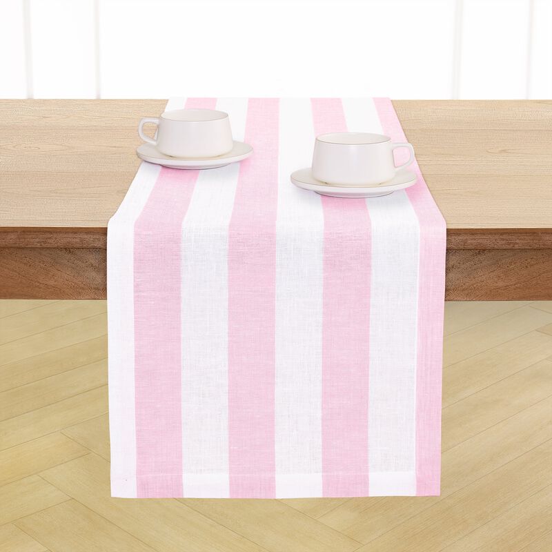 Linen Table Runner - Cabana Stripe image number 0