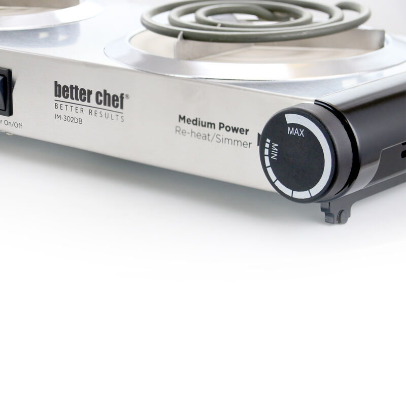 Better Chef Stainless Steel Dual Electric Burner