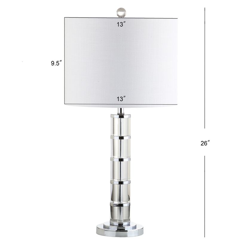 Hailey Crystal LED Table Lamp