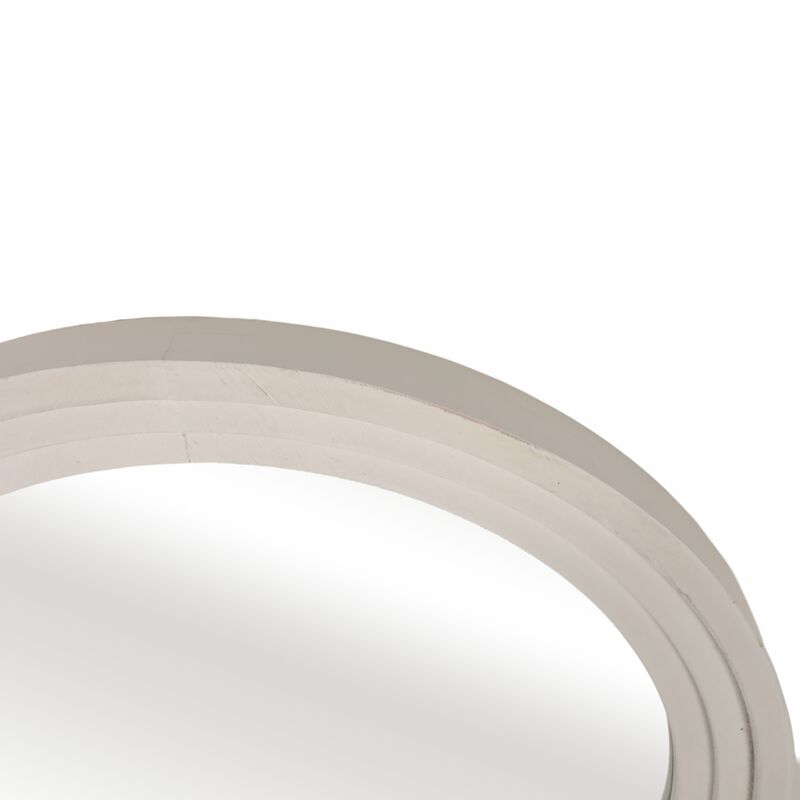 24x64 Layered Curvy Leaner Mirror, White image number 4