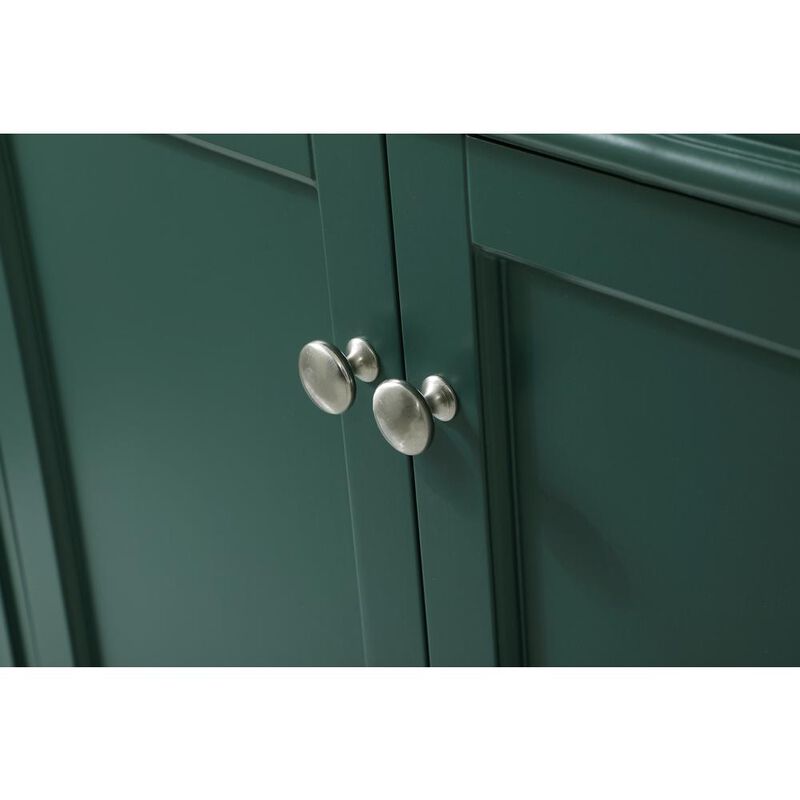 Elegant Kitchen and Bath 72 inch double bathroom vanity in green