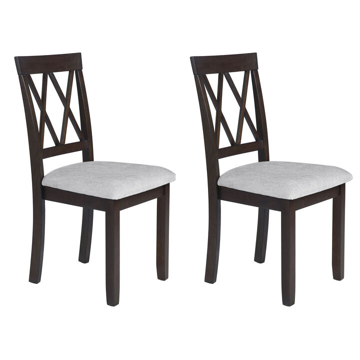 Merax Modern Upholstered Dining Chairs Set of 2