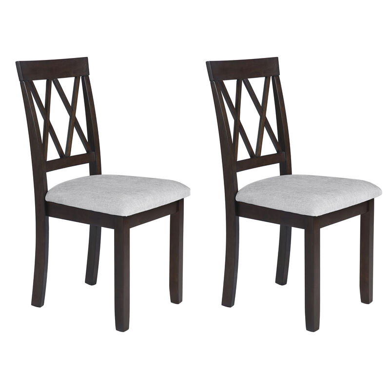 Merax Modern Upholstered Dining Chairs Set of 2