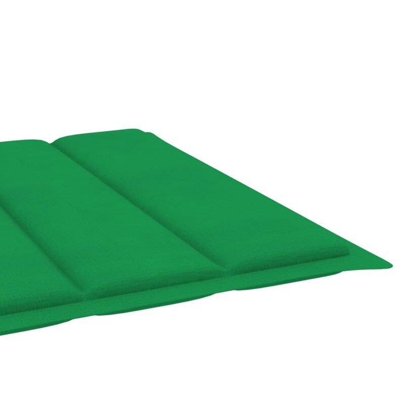 vidaXL Sun Lounger Cushion Green 78.7"x23.6"x1.6" Fabric
