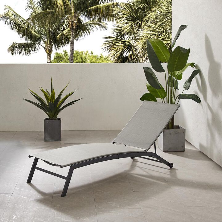 Weaver Outdoor Chaise Lounge