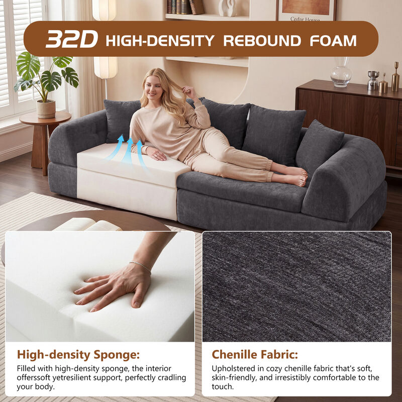 Zappor Cloud Modular Sectional Sofa image number 4