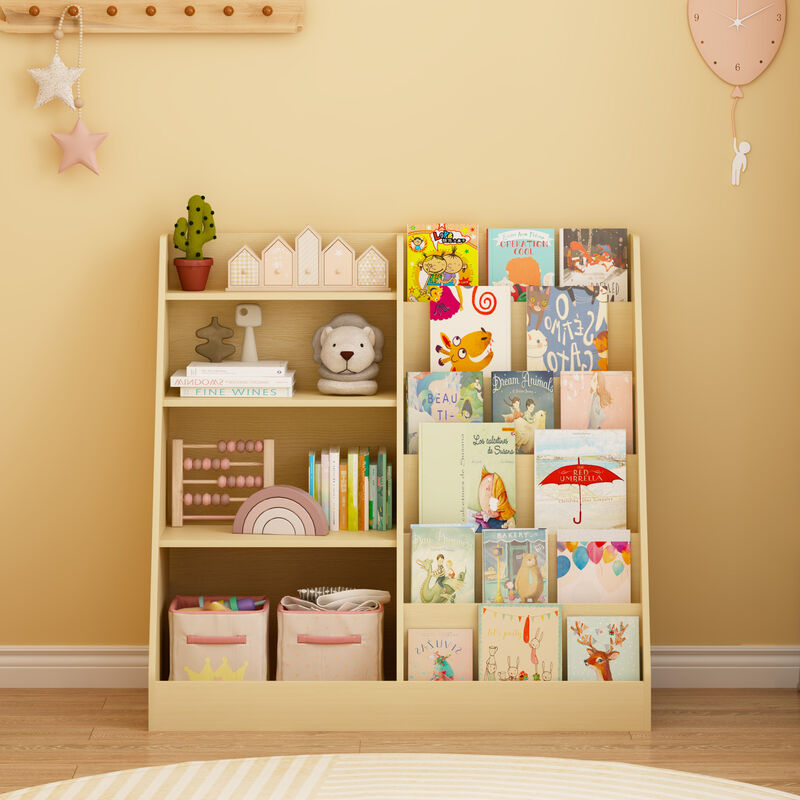 Lizud Wooden Kids Book Shelf image number 2