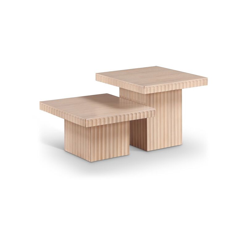 Meridian Furniture Spencer Natural Oak Veneer Coffee Table