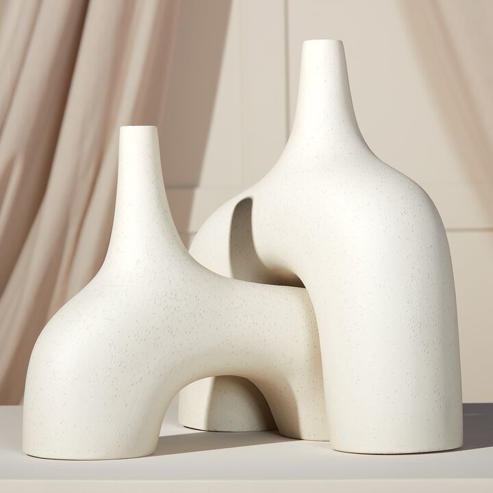 Stretch Vase-Whtie Large