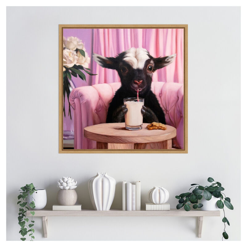 Snack Time by Lucia Heffernan Framed Canvas Wall Art image number 6