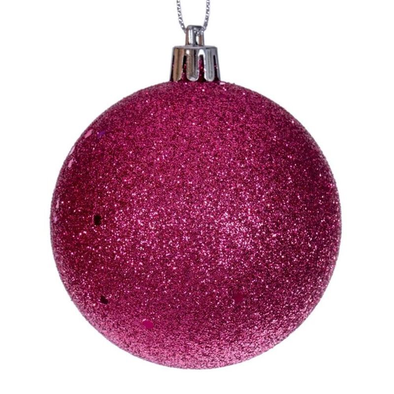 Vickerman 2.75" Hot Pink 4 Finish ORN Asst 20/Box image number 2