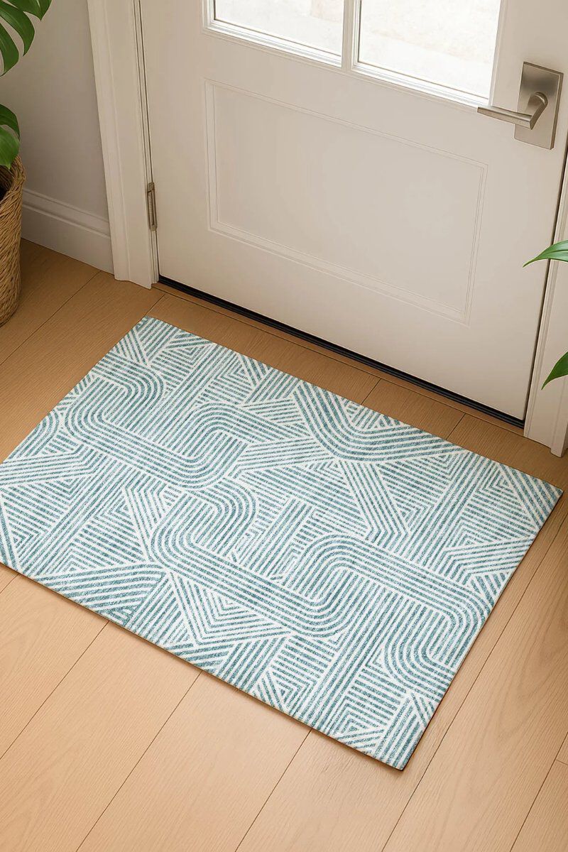 The Reserve TR14 Teal 20" x 30" Rug image number 1