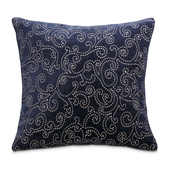 Michael Amini Blue My Mind Darling 19 Square Pillow, Set of 2