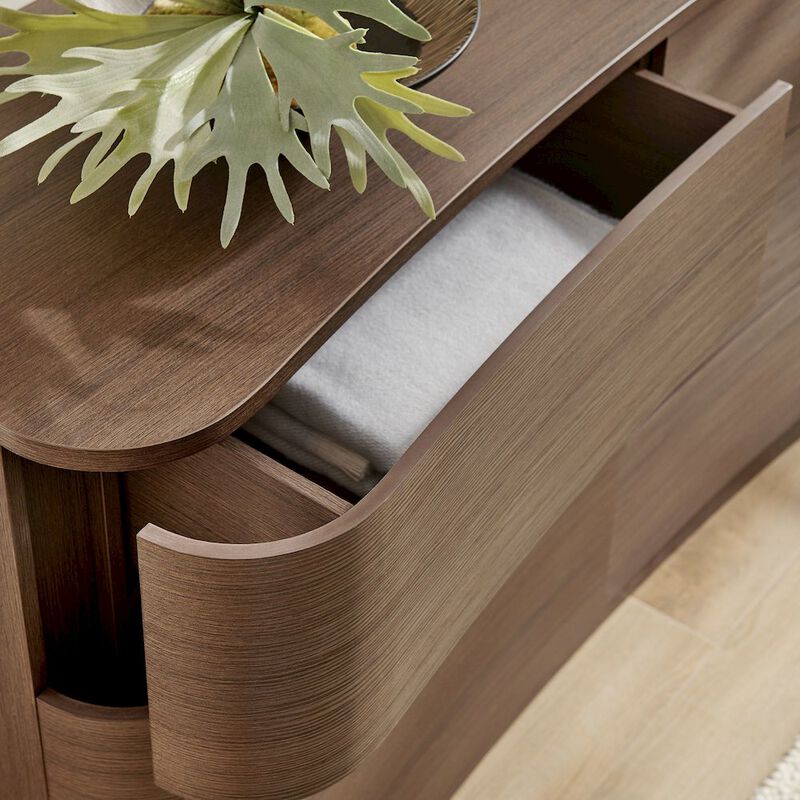 Mirae 6-Drawer Curved Dresser image number 8