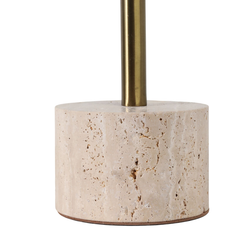 Travertine Accent Table image number 4