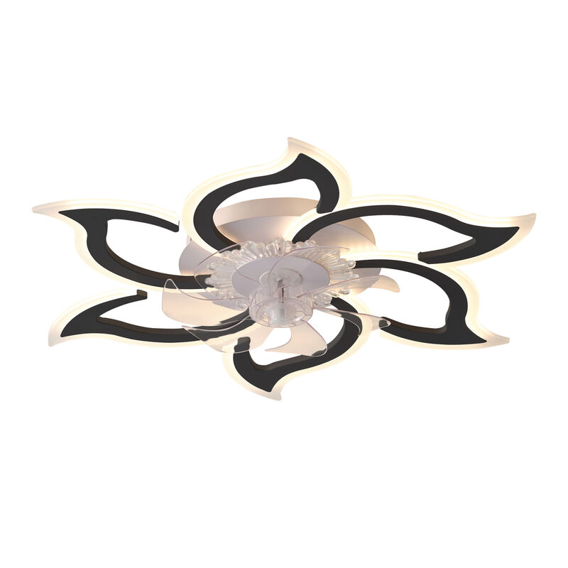 ELEMENT ACE Modern Ceiling Fan with Remote Control, 6 Speed Settings and Adjustable Lighting image number 0