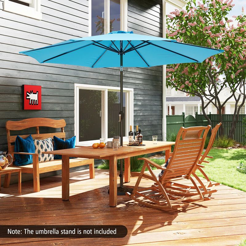 Mondawe 10 Feet Outdoor Patio Umbrella with Tilt Adjustment and Crank