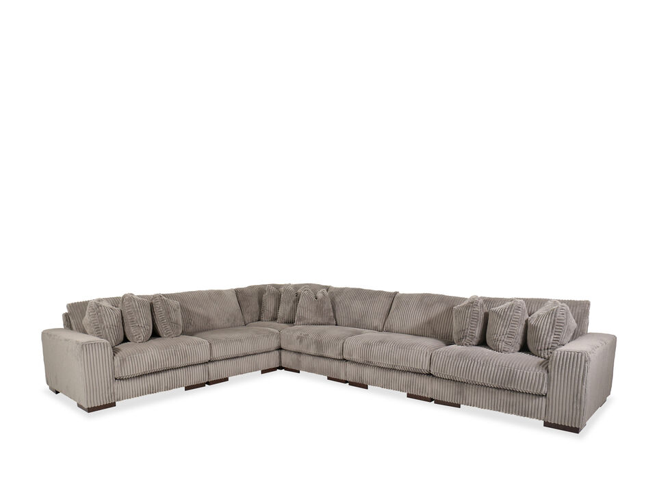 Lindyn Six-Piece Striped Sectional