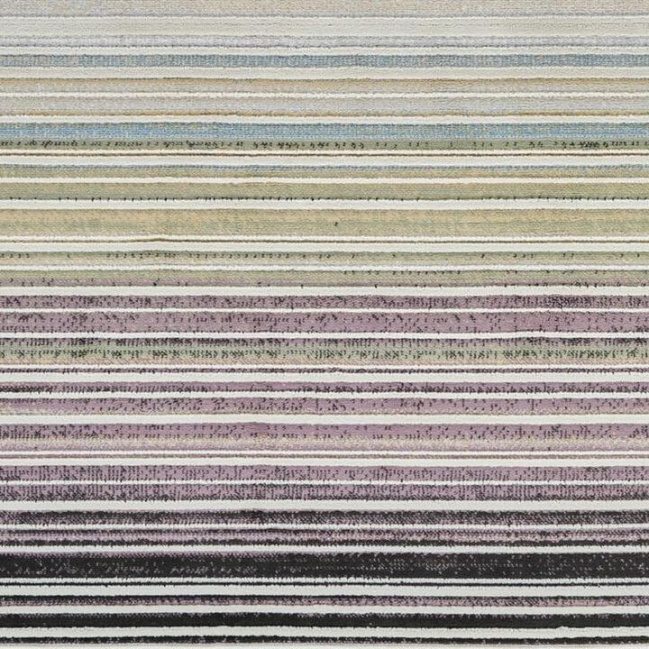HomeRoots 5' X 8' Beige and Blue Abstract Distressed Area Rug