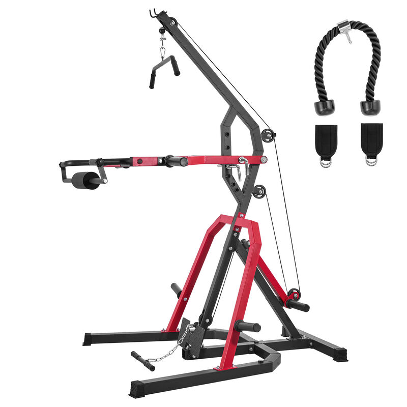 VEVOR Corner Leverage Gym w/ 2:1 Ratio LAT Low Row System for Squats Bench Press image number 0