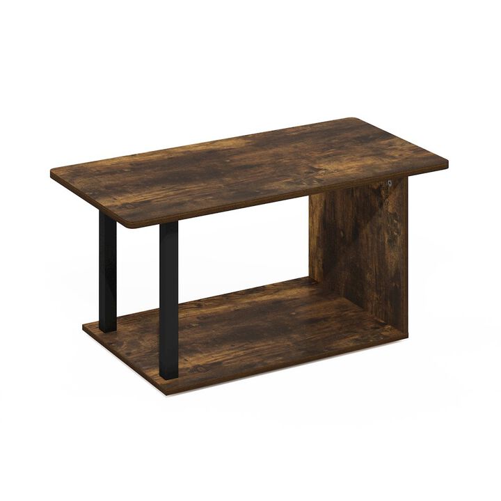 Basic Home Living Coffee Table, Amber Pine/Black