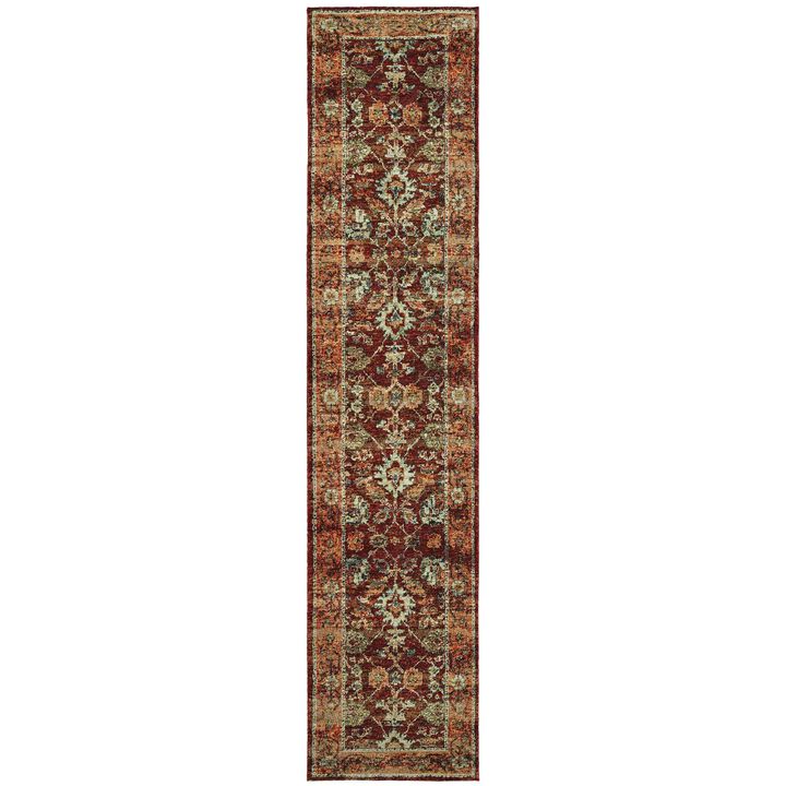 HomeRoots Oriental Runner Rug