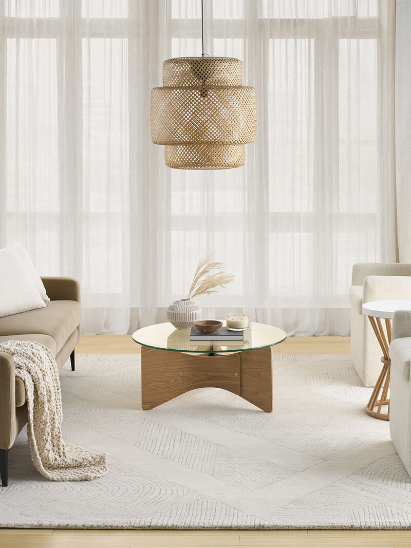 Pure Patterns PRN01 Ivory/Gray 8'6" x 11'6" Rug