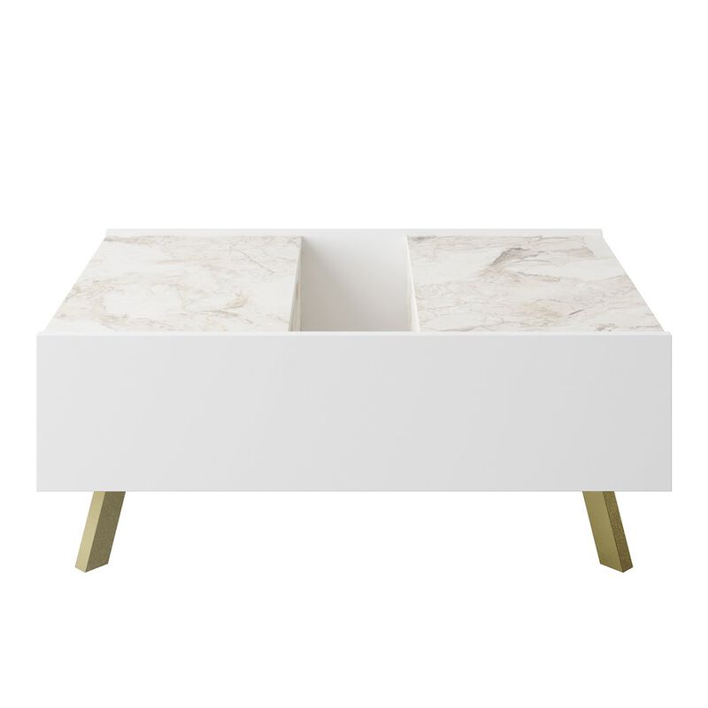 Decorotika Frida Coffee Table - Ephesus Marble & Gold