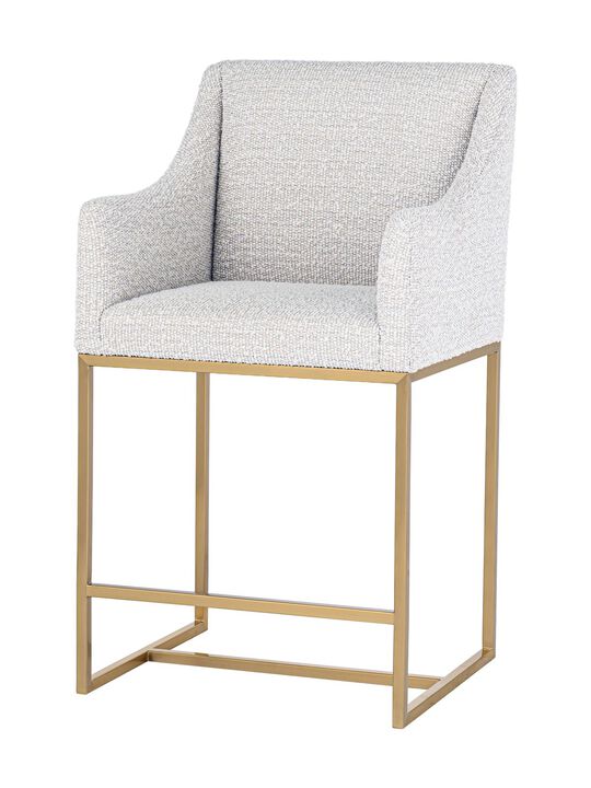 Pinrose Cotton Arm Stool