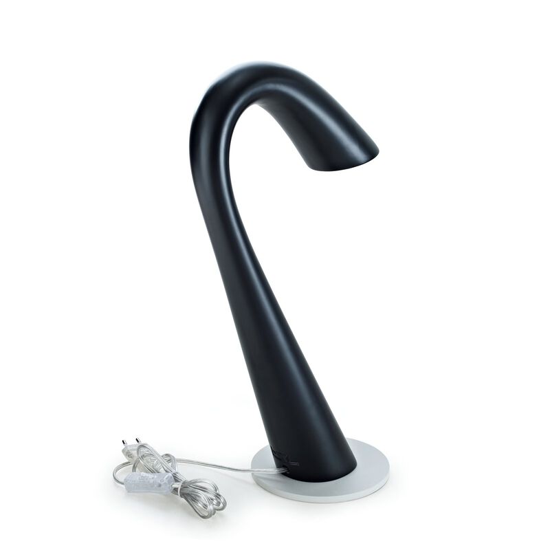 Modway Gooseneck Table Lamp in Black image number 1