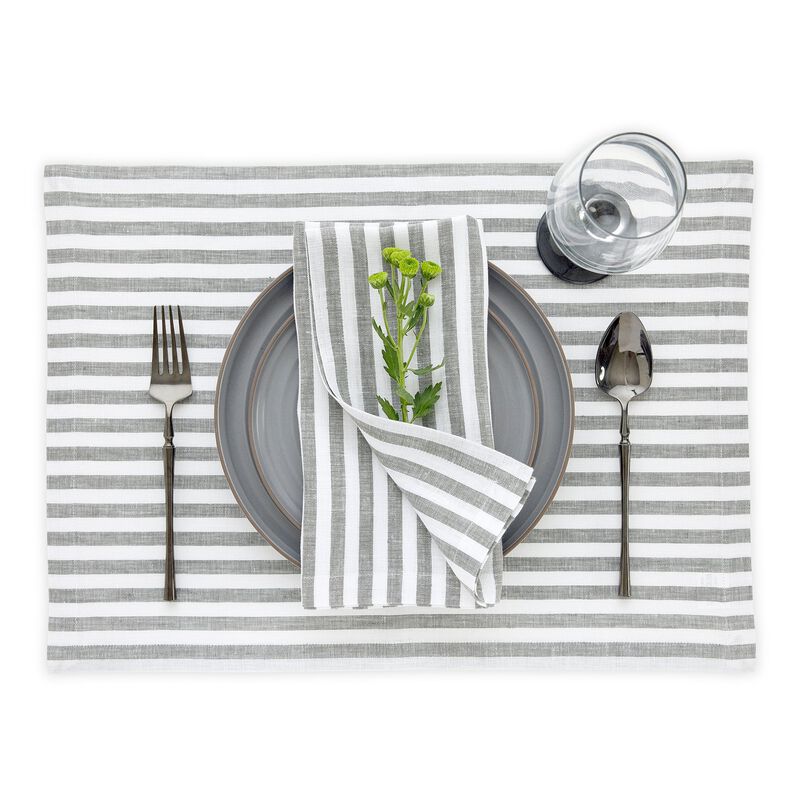 Linen Placemats - Amalfi Stripe image number 1