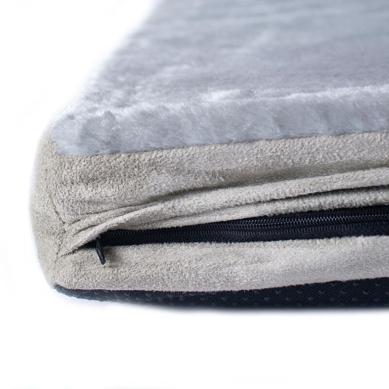 Armarkat Large Memory Foam Orthopedic Pet Bed Mat In Gray & Sage Green