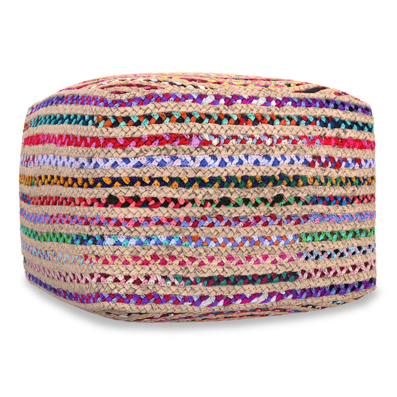 Margo 20 inch Square Pouf image number 3