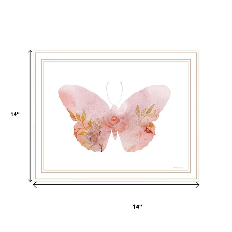 HomeRoots Set Of Two Meadow Floral Botanical  White Framed Wall Art image number 5