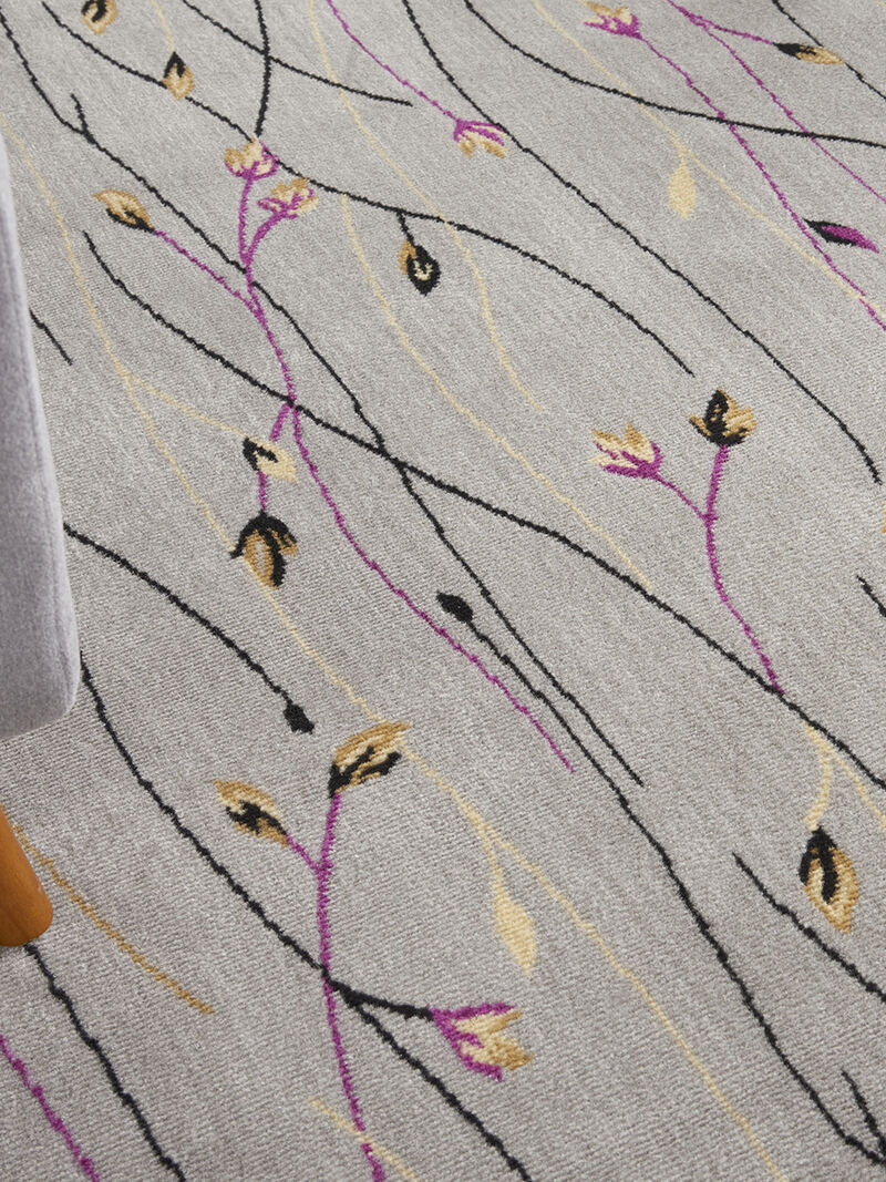 Grafix GRF15 Gray 7' x 10' Rug