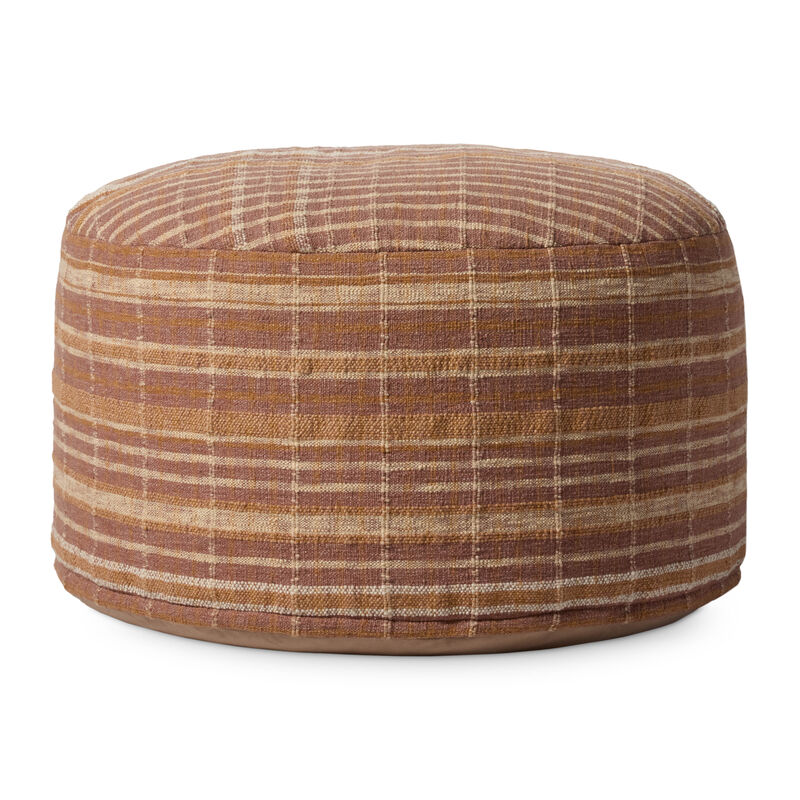 Wallace Clay 36"Wx36"Dx17"H Round Pouf image number 0