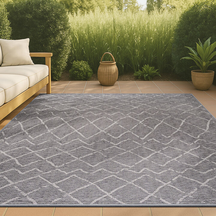 Madaba Moroccan Trellis Indoor/Outdoor Area Rug