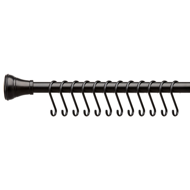 Zinc Shower Curtain Hooks, Set of 12 image number 2